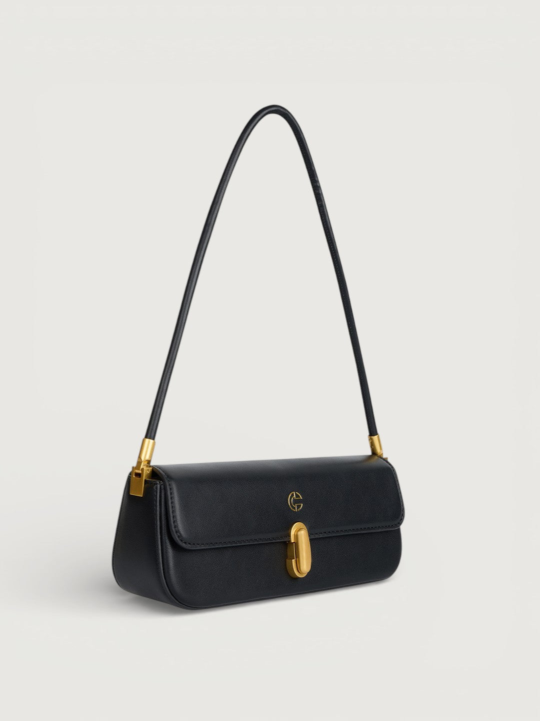 The Cami Shoulder Bag in -JET BLACK