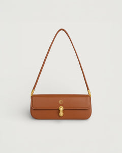 The Cami Shoulder Bag in - MOCHA BROWN