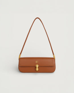 The Cami Shoulder Bag in - MOCHA BROWN