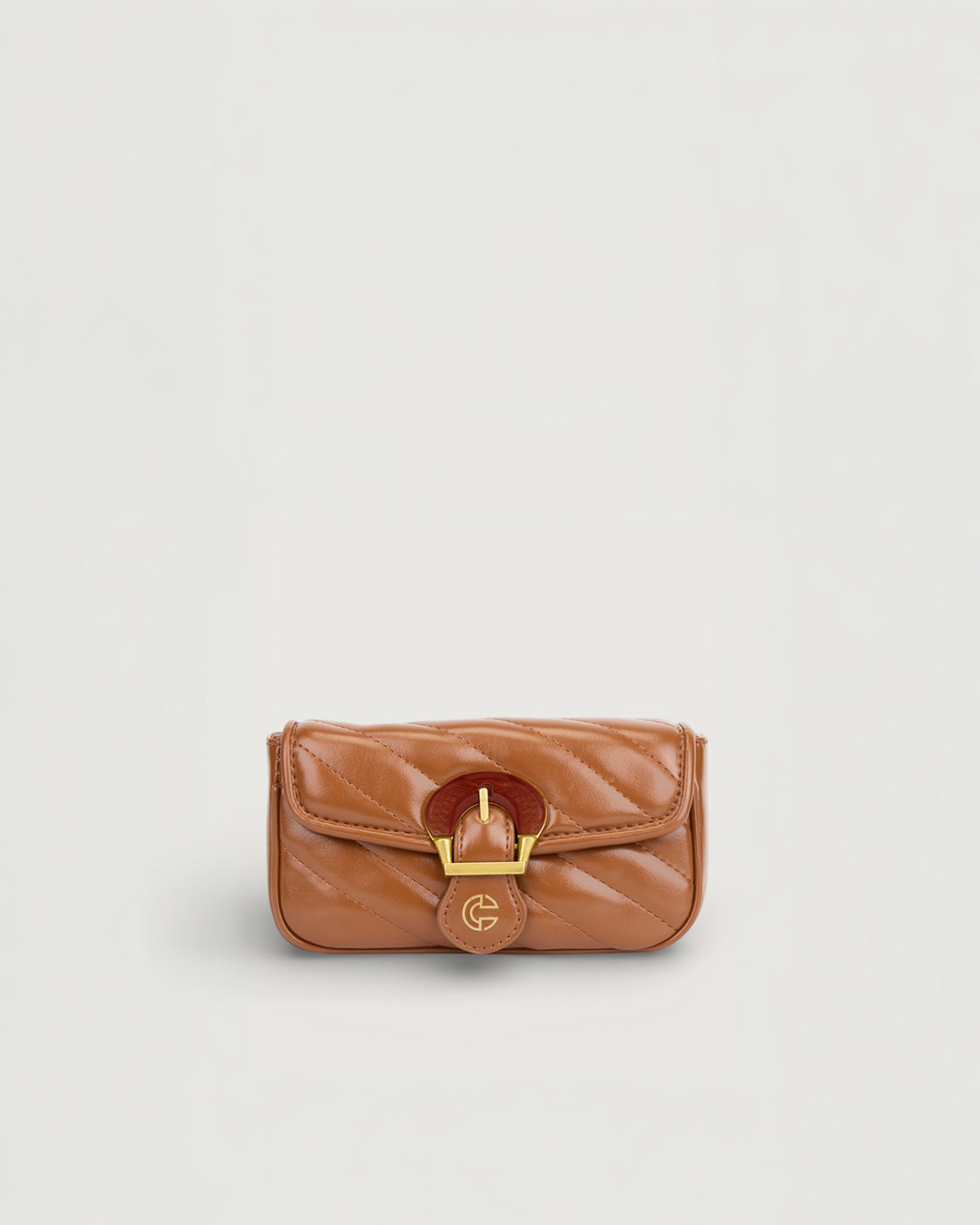 The Romi Chain Bag in -MOCHA BROWN