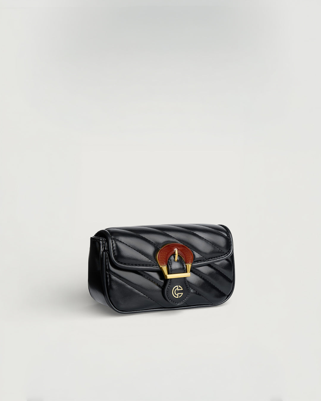 The Romi Chain Bag in -JET BLACK