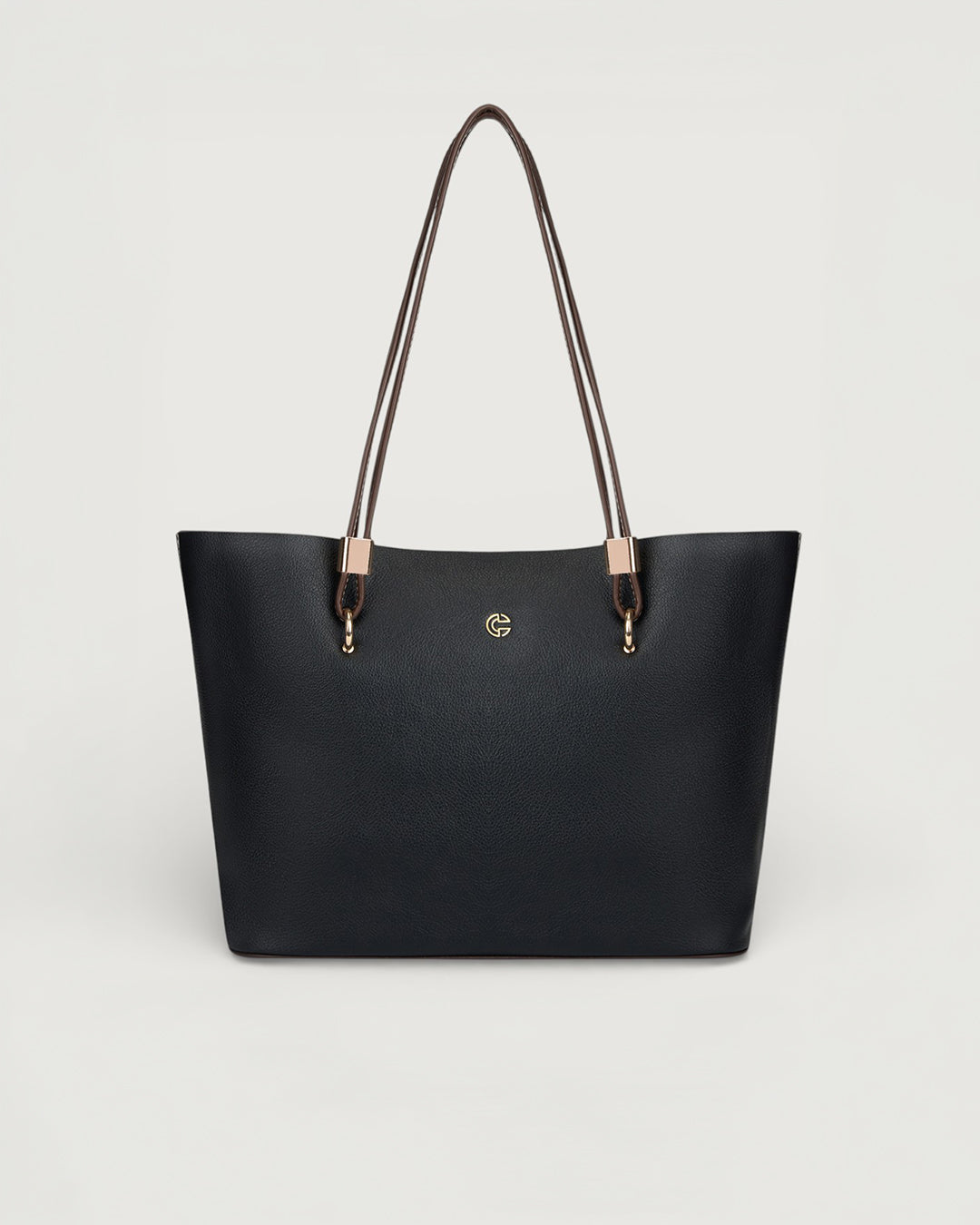 The Nara Tote in - JET BLACK