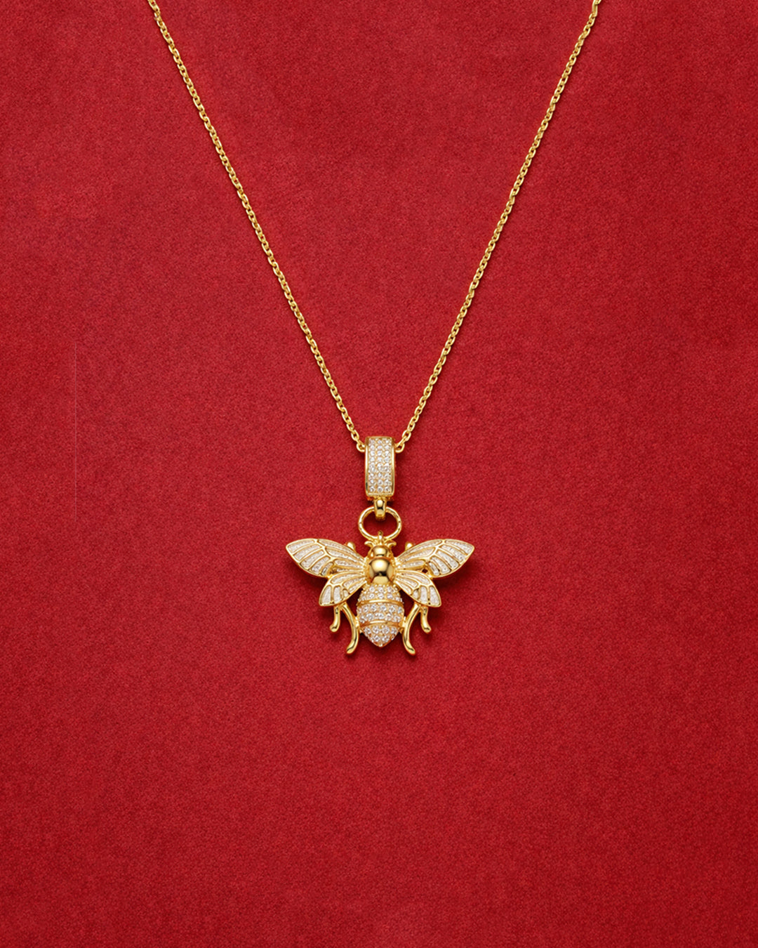 Queen Bee Sparkle Necklace
