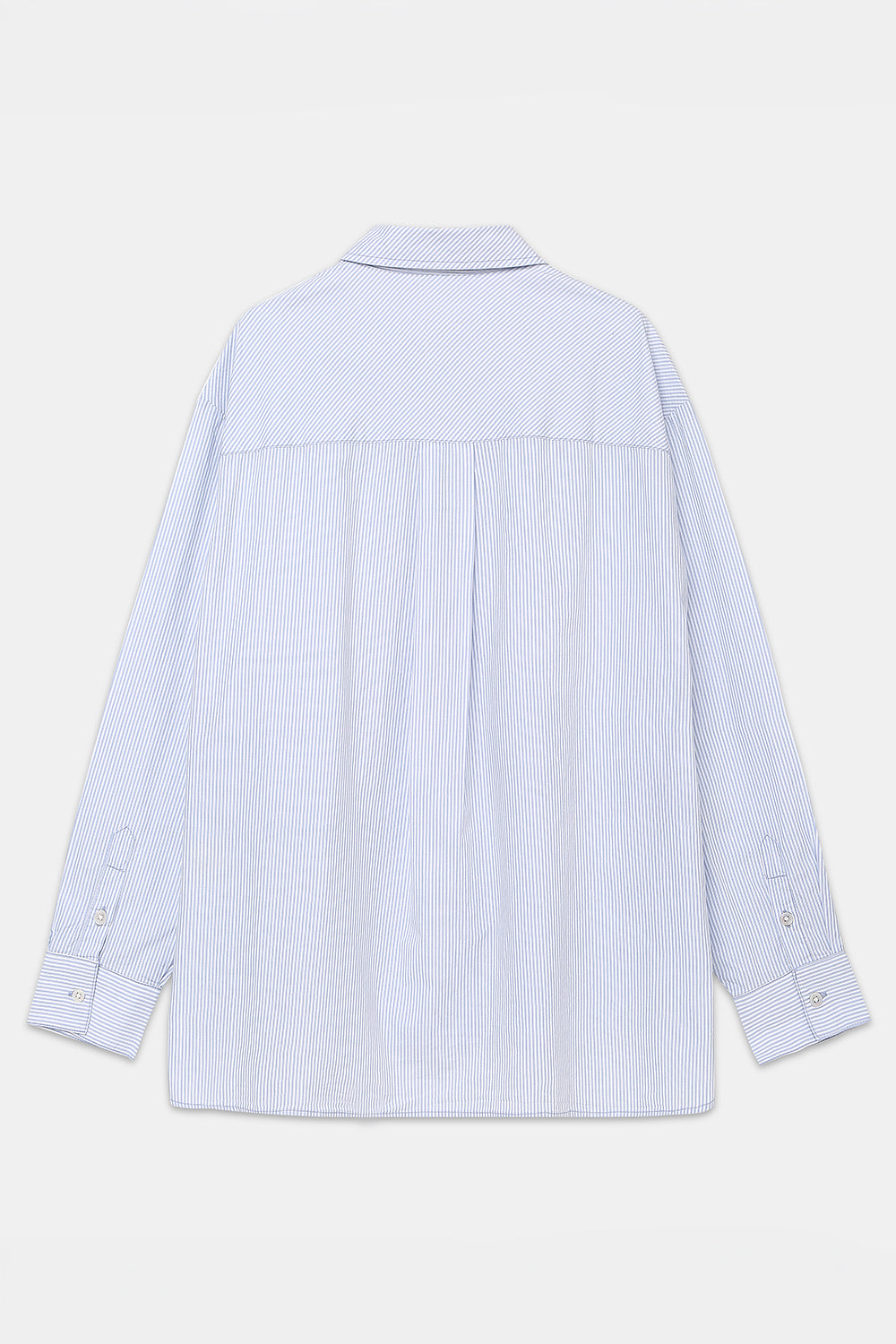 Skyline Pinstripe Shirt – Sky Blue