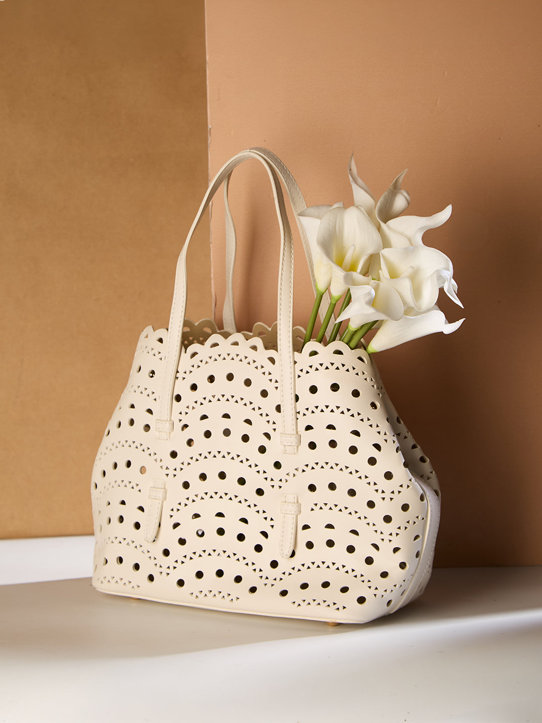 The Rosewave Tote -OYSTER CREAM