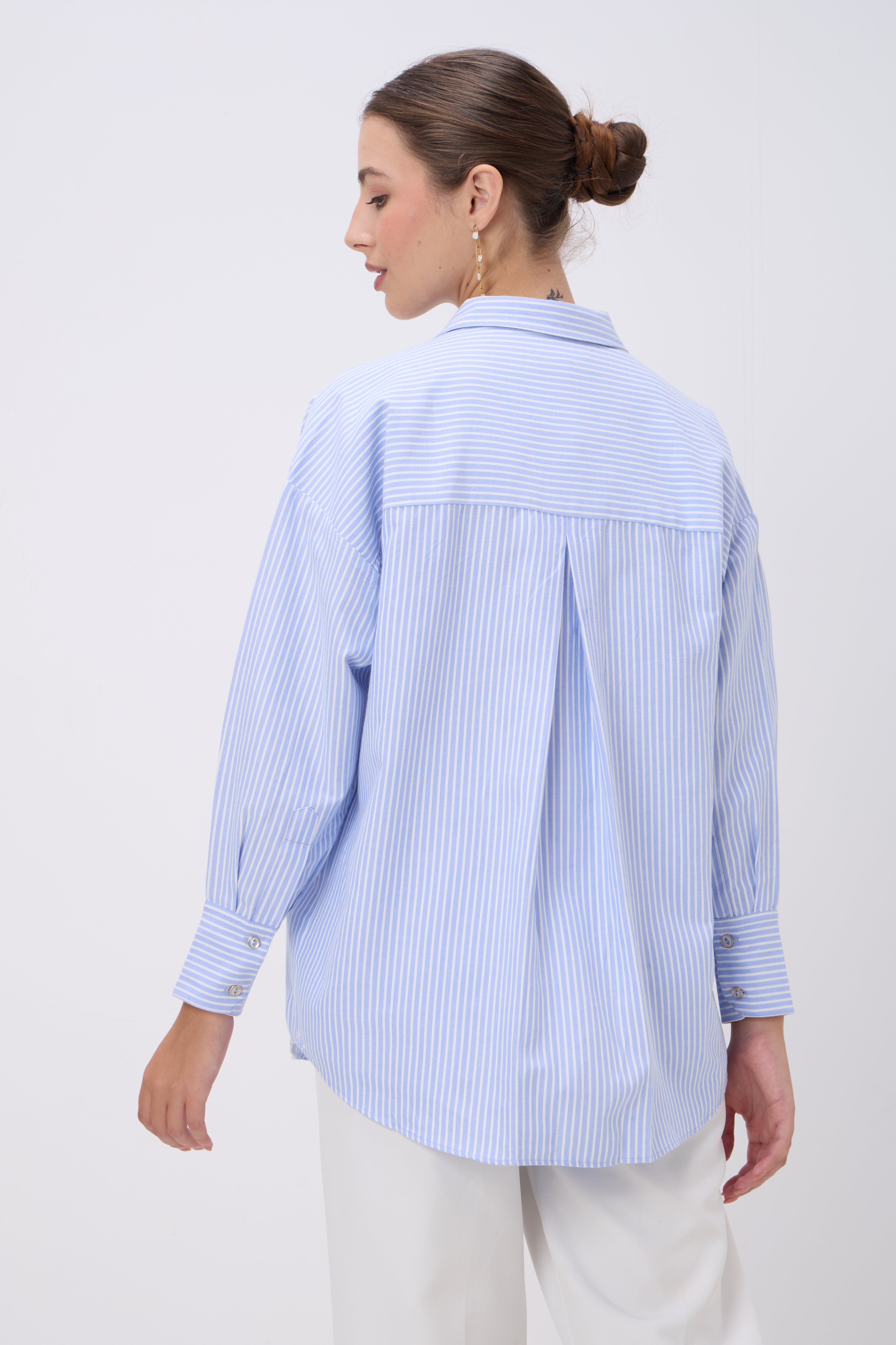 ATLAS STRIPE SHIRT – SKY BLUE
