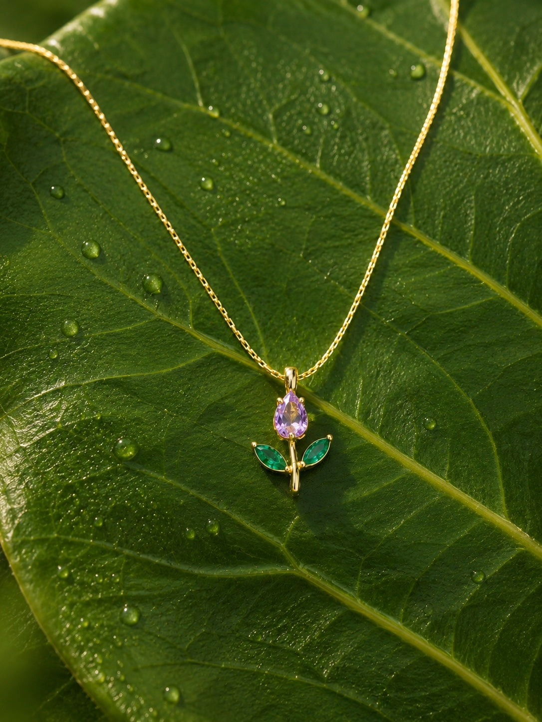 Tulip Charm Necklace
