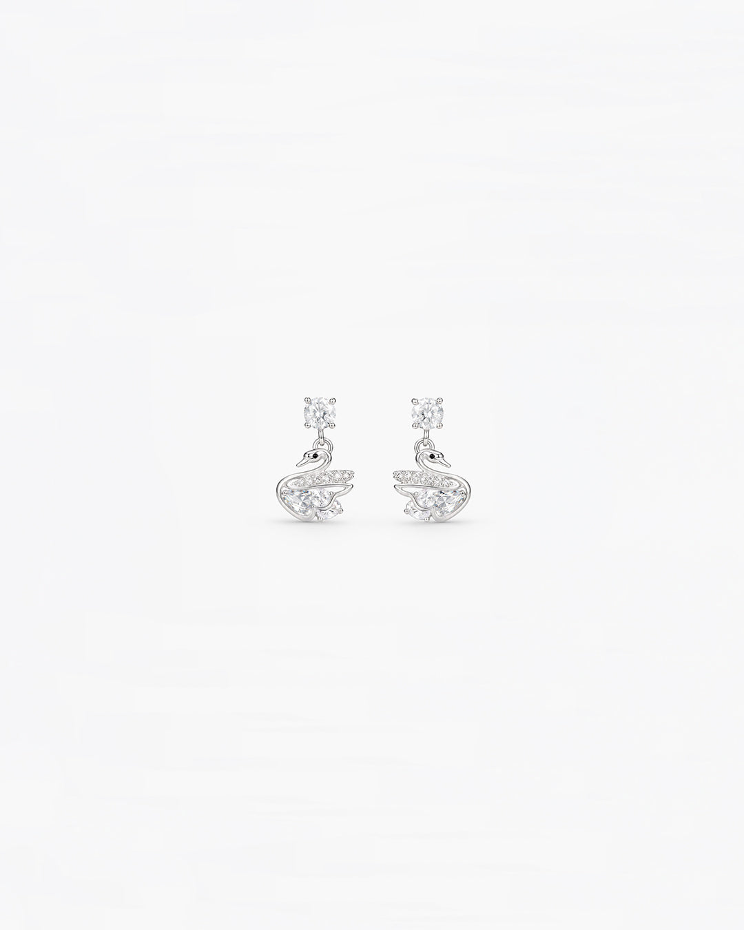 Swan Grace Crystal Earrings