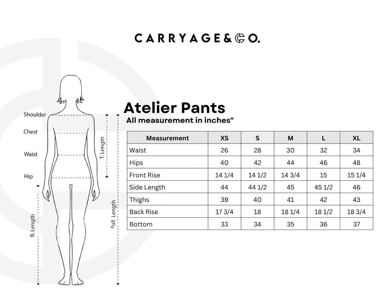 ATELIER PANT- JET BLACK