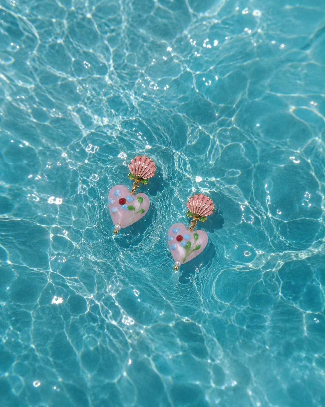 Rosy Reef Earrings