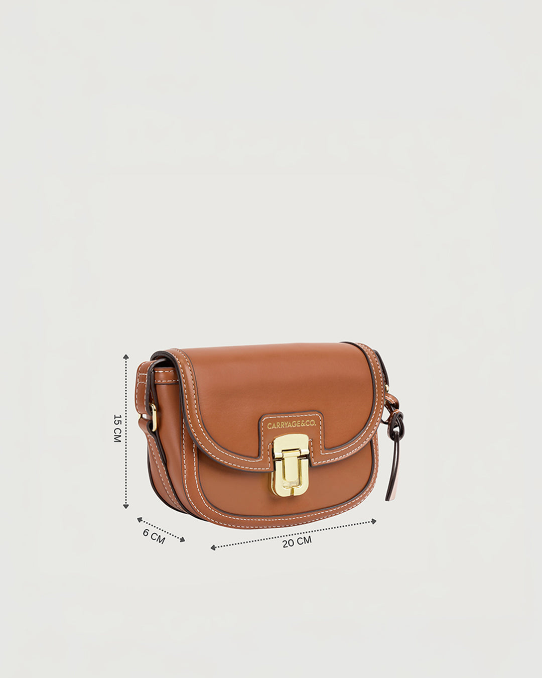 The Clover Crossbody- MOCHA BROWN