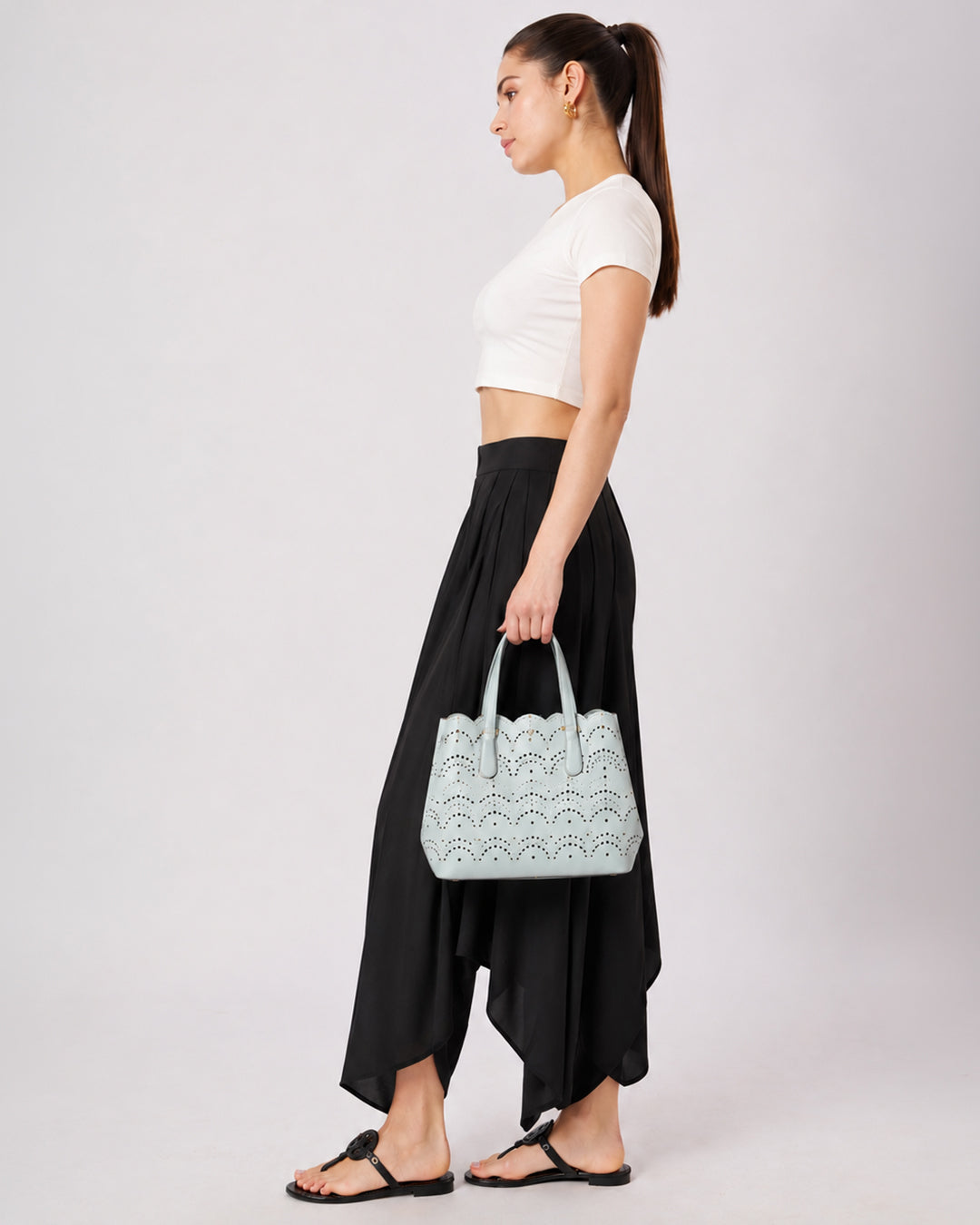 The Rosewave Tote in CLOUDLIGHT BLUE